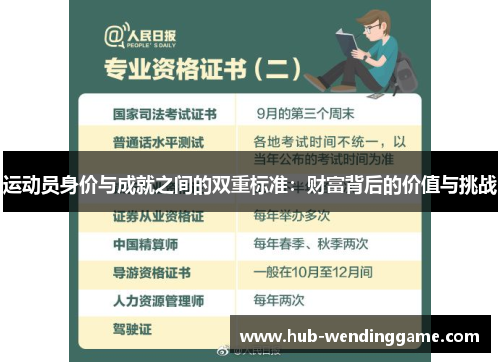 运动员身价与成就之间的双重标准：财富背后的价值与挑战